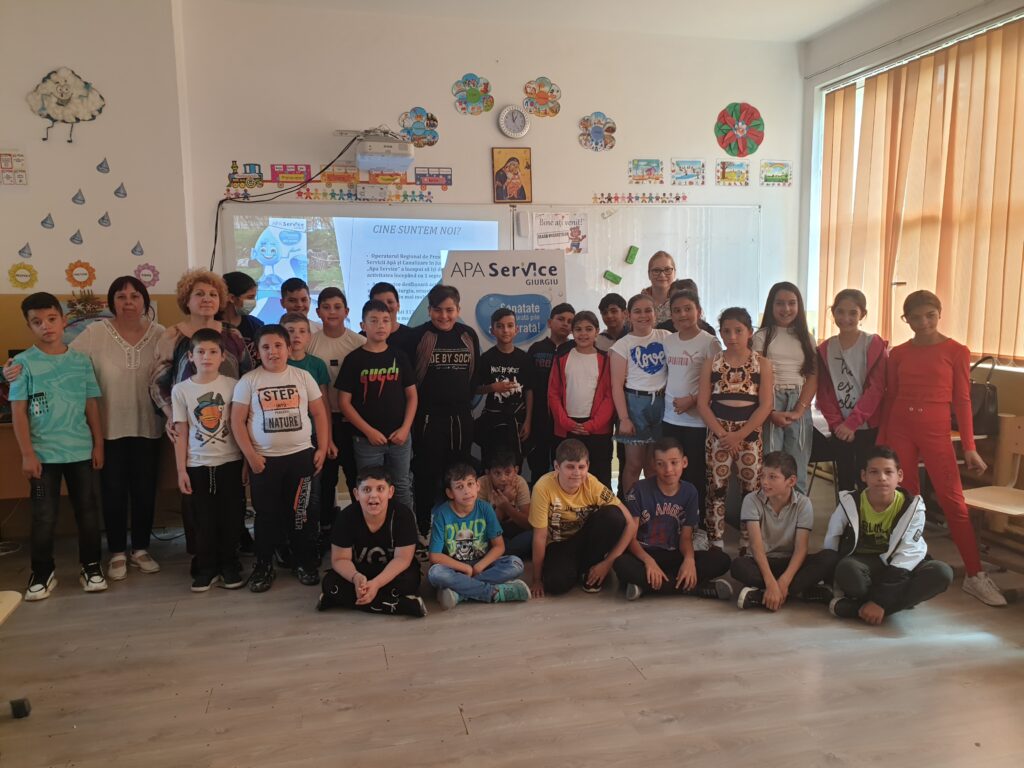 Campania ”Despre apă, în școli!” și la Școala Gimnazială Nr. 3