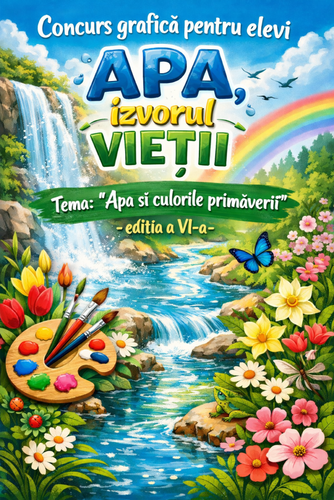 Așteptăm lucrările elevilor din județ la concursul nostru de grafică !